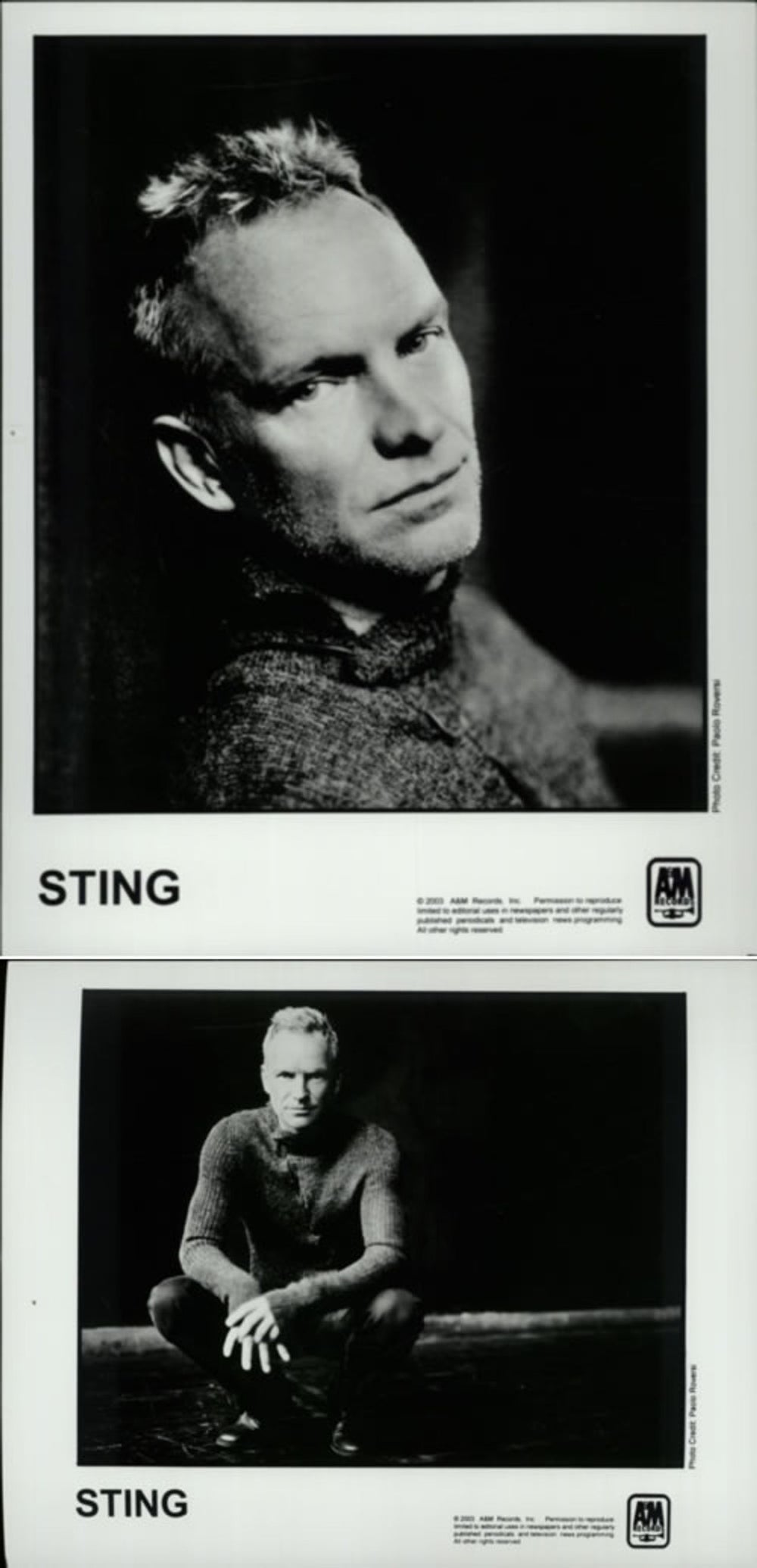 Sting Sacred Love US Promo media press pack STIPPSA265264