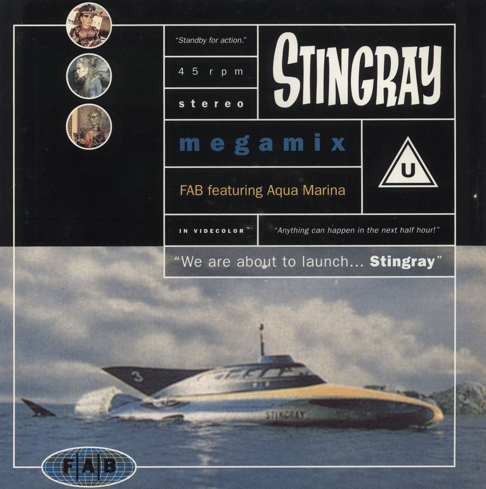 Stingray The Stingray Megamix UK 12" vinyl single (12 inch record / Maxi-single) 12FAB2
