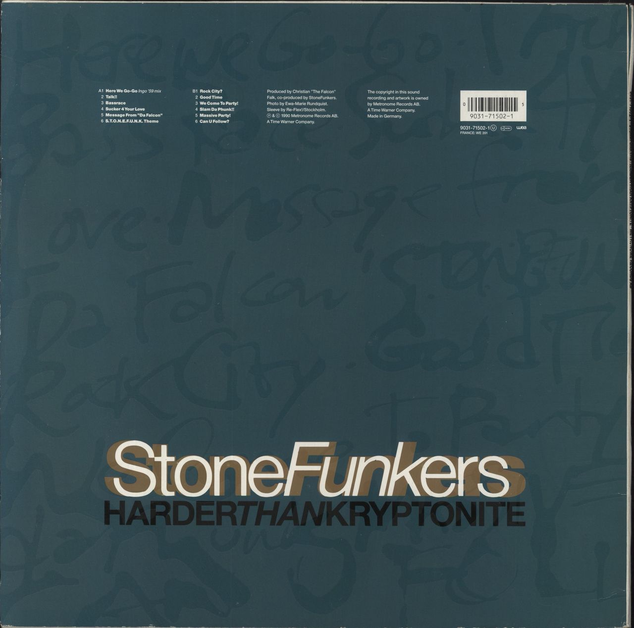 Stonefunkers Harder Than Kryptonite German Vinyl LP