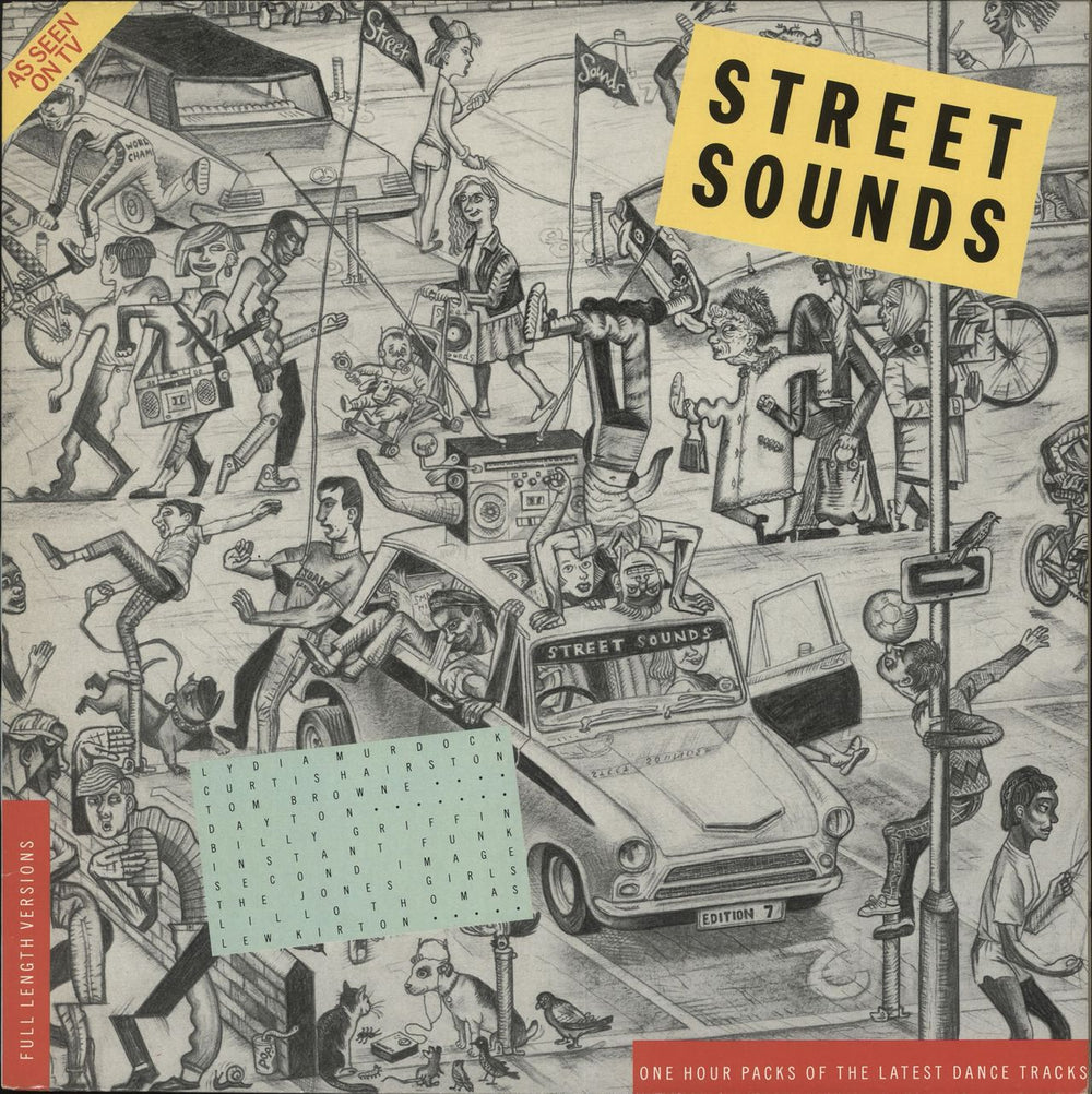 Street Sounds Compilation Street Sounds Edition 7 UK vinyl LP album (LP record) STSND007