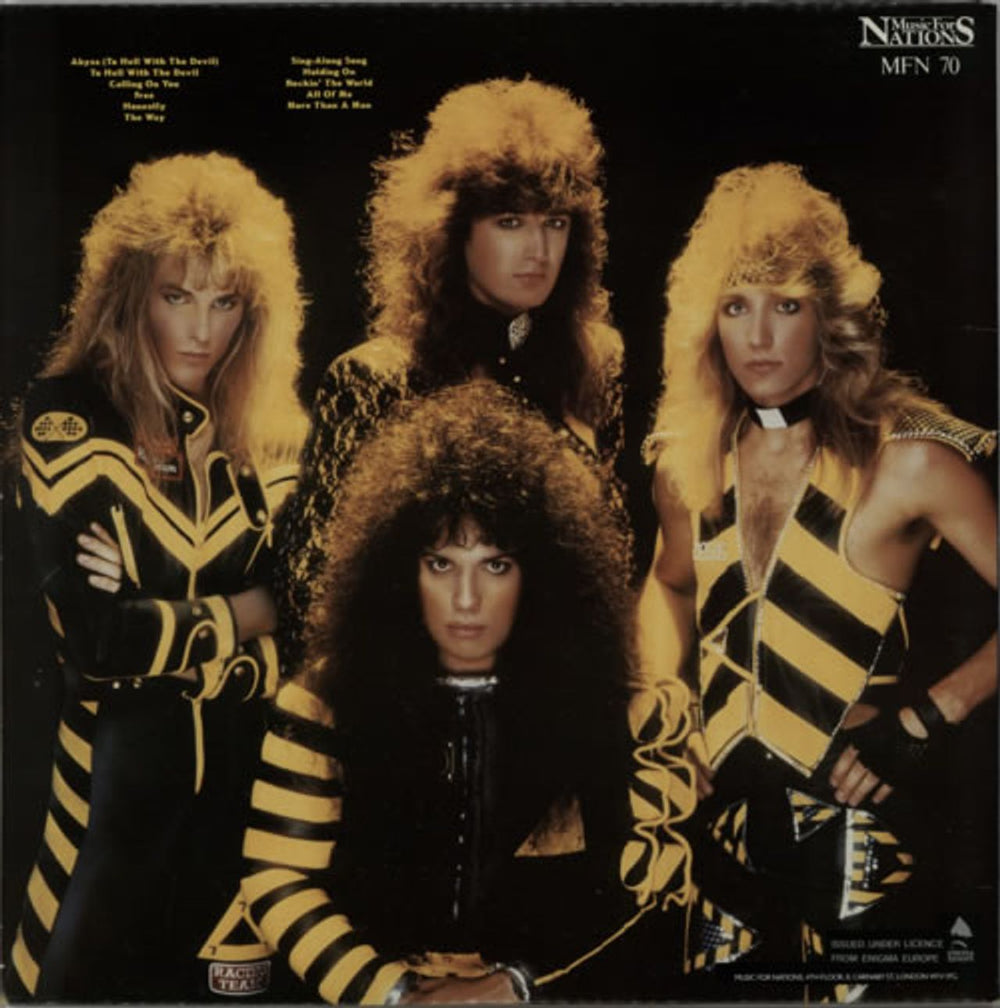 Stryper To Hell With The Devil UK vinyl LP album (LP record) STPLPTO313612