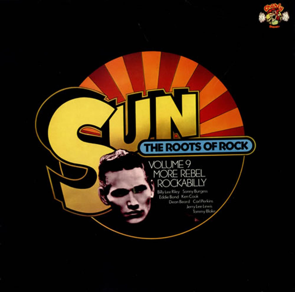 Sun Records The Roots Of Rock Vol. 9 - More Rebel Rockabilly UK vinyl LP album (LP record) CR30116