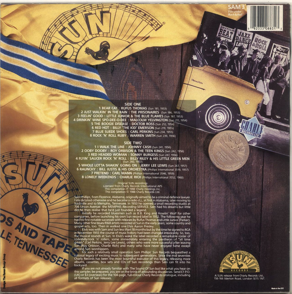 Sun Records The Sound Of Sun UK vinyl LP album (LP record) 082333088313