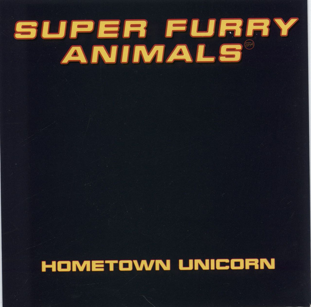 Super Furry Animals Hometown Unicorn UK 7" vinyl single (7 inch record / 45) CRE222