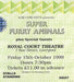 Super Furry Animals Royal Court Theatre, Liverpool UK concert ticket USED TICKET