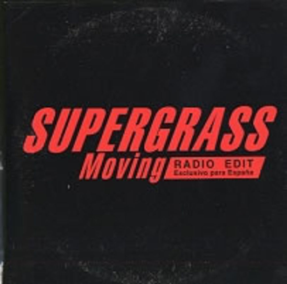 Supergrass Moving Spanish Promo CD single (CD5 / 5") PE99115