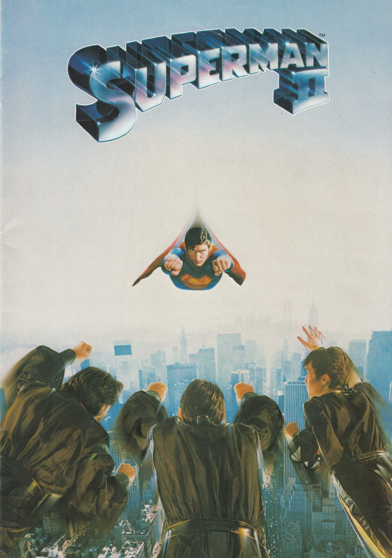 Superman Superman II UK tour programme CINEMA PROGRAMME