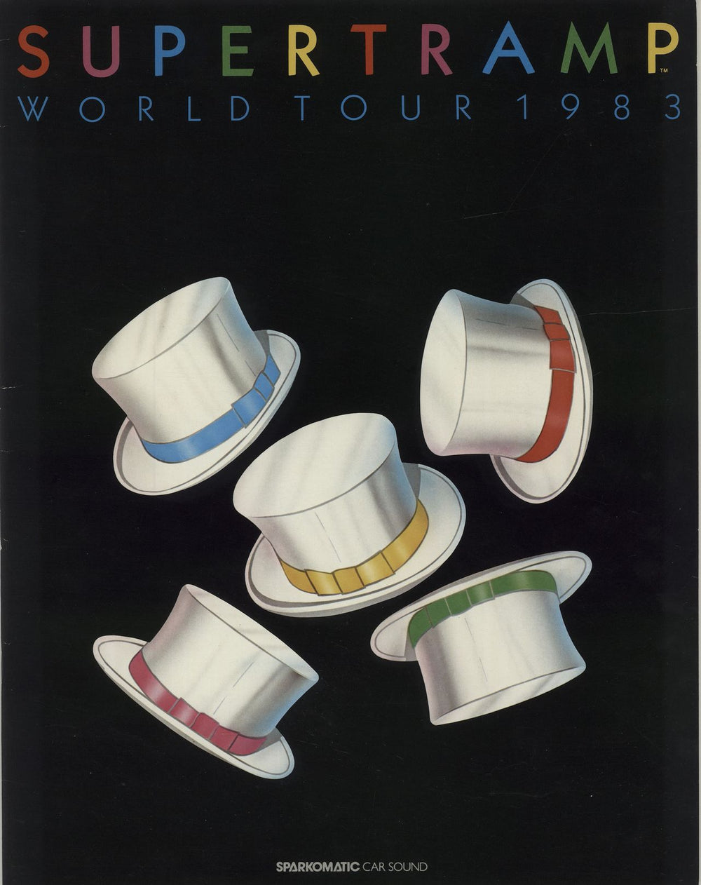 Supertramp World Tour 1983 + ticket stub UK tour programme PROGRAMME + TICKET