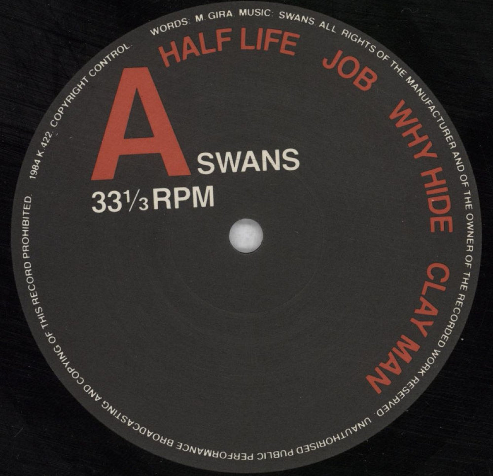 Swans Cop UK vinyl LP album (LP record) SWNLPCO441051