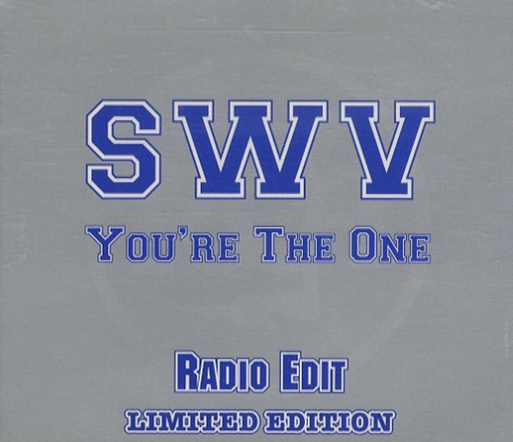 SWV You're The One UK Promo CD single (CD5 / 5") SWVNO1