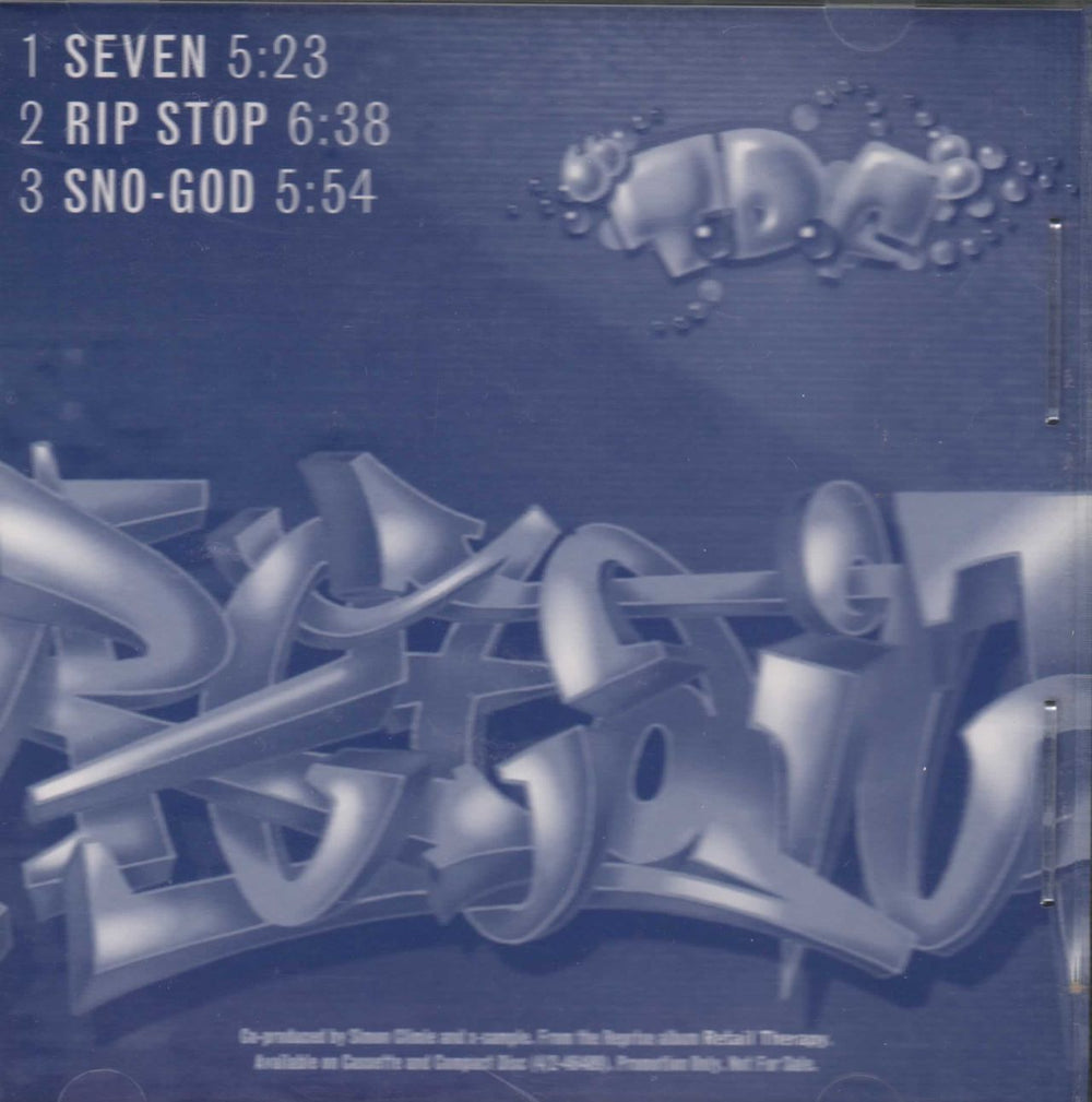 T.D.F. (Climie/Clapton) Sampler US Promo CD single (CD5 / 5") PRO-CD-8672