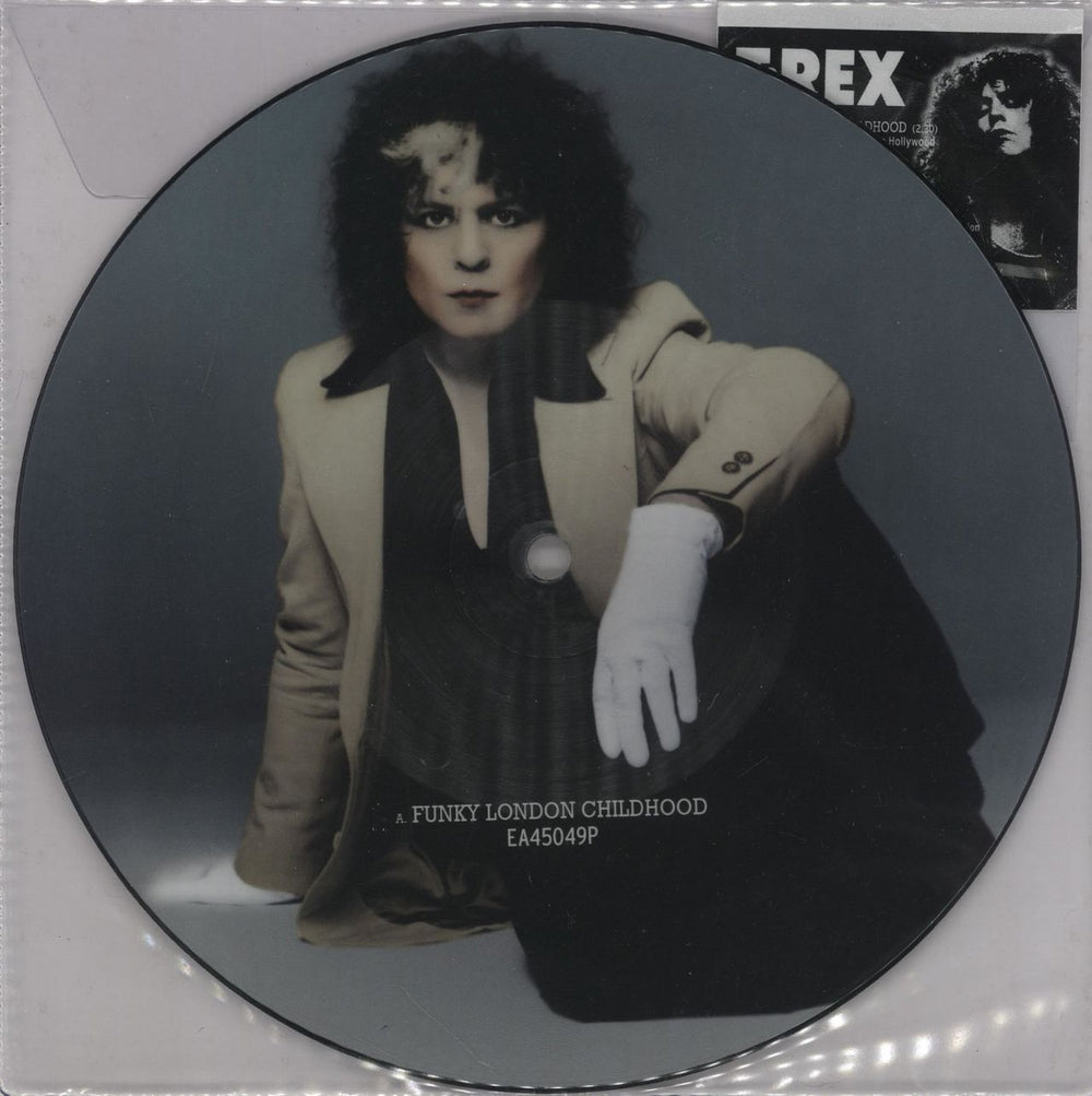 T-Rex / Tyrannosaurus Rex Funky London Childhood / London Boys Easy Action UK 7" vinyl picture disc (7 inch picture disc single) EA45046P