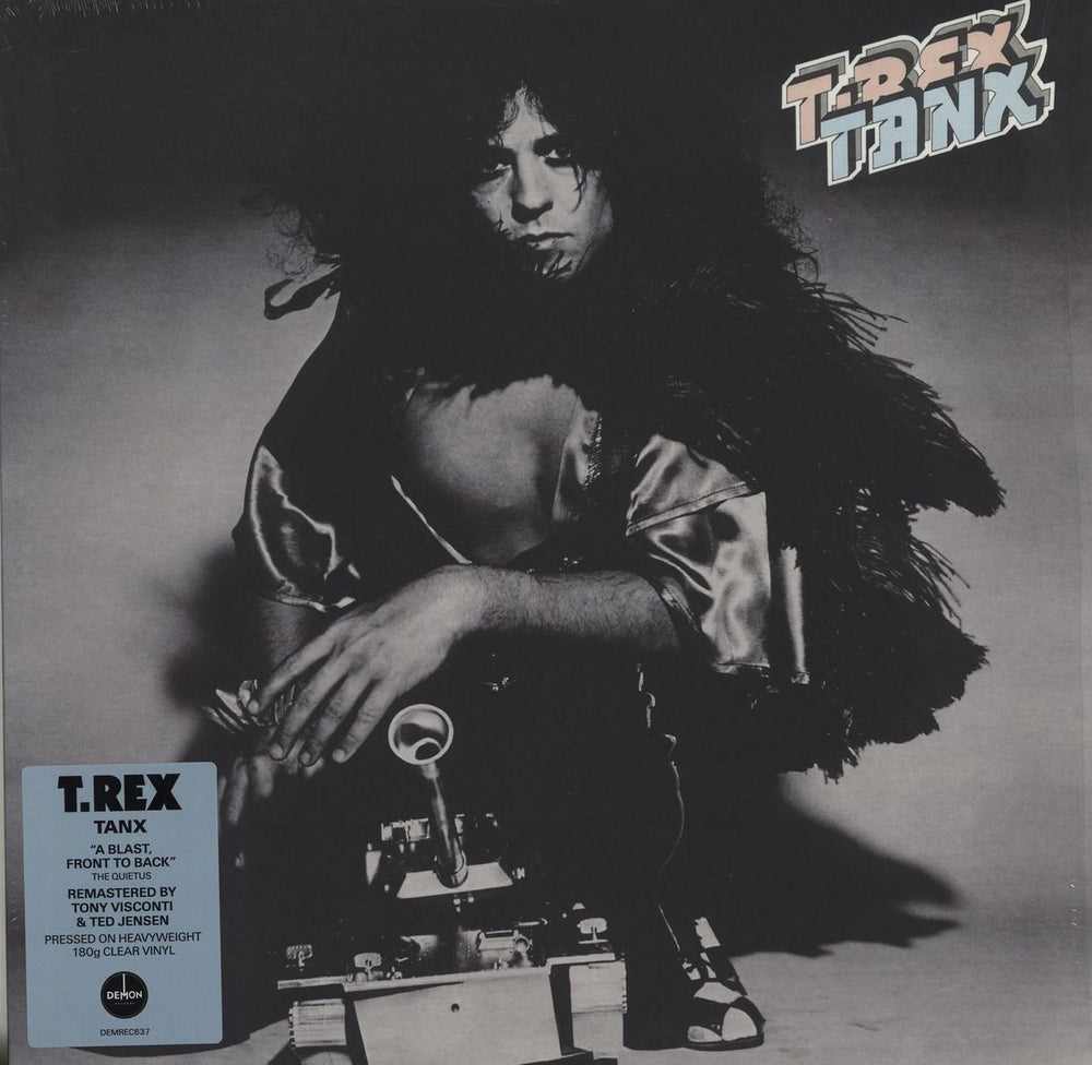 T-Rex / Tyrannosaurus Rex Tanx - 180gm Clear Vinyl UK vinyl LP album (LP record) DEMREC637