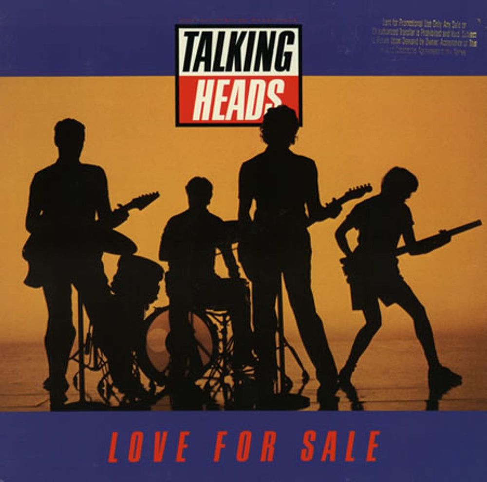 Talking Heads Love For Sale US 12" vinyl single (12 inch record / Maxi-single) 0-20620