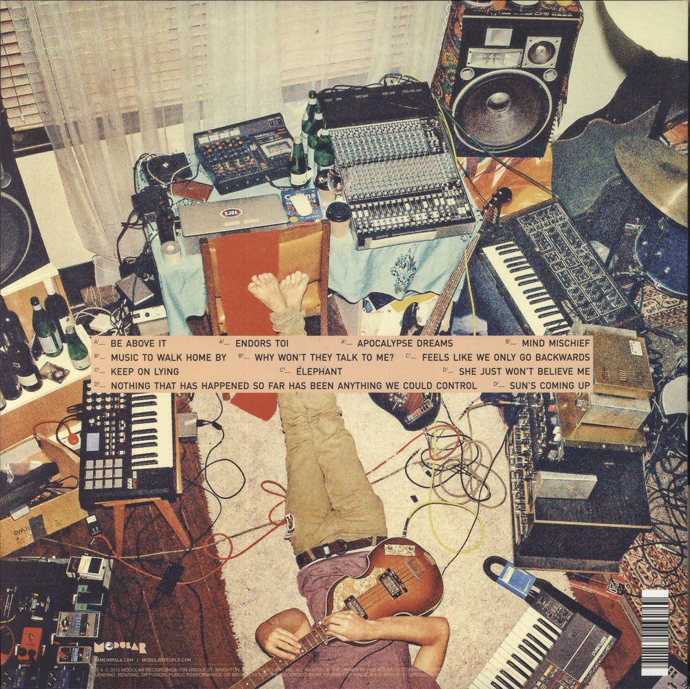 Tame Impala Lonerism US vinyl LP album (LP record) 602537065219