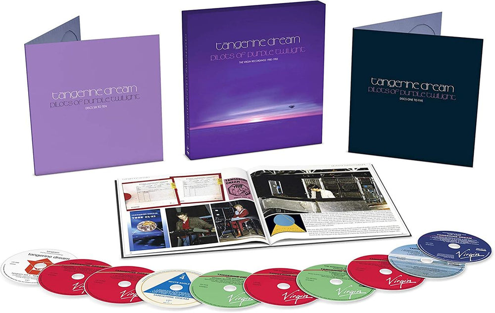 Tangerine Dream Pilots Of Purple Twilight (The Virgin Recordings 1980-1983) - Sealed UK CD Album Box Set TANDXPI796998