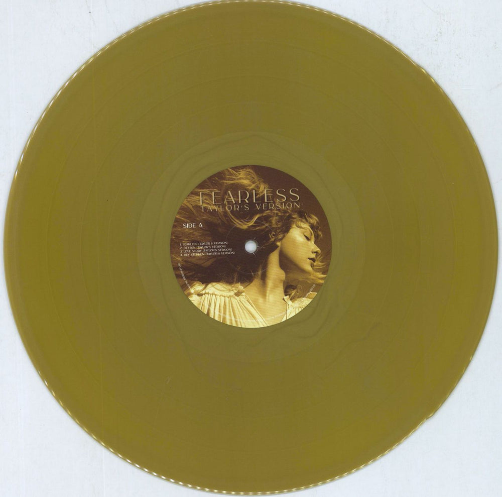 Taylor Swift Fearless (Taylor's Version) - Gold Vinyl US 3-LP vinyl record set (Triple LP Album) T503LFE817117