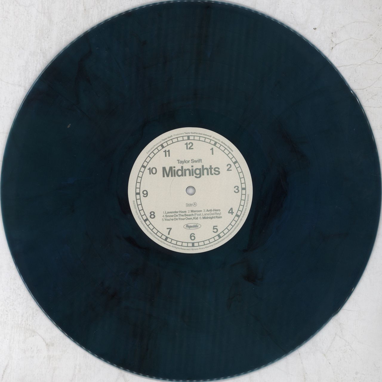 Taylor Swift Midnights - Jade Green Marbled Vinyl UK Vinyl LP