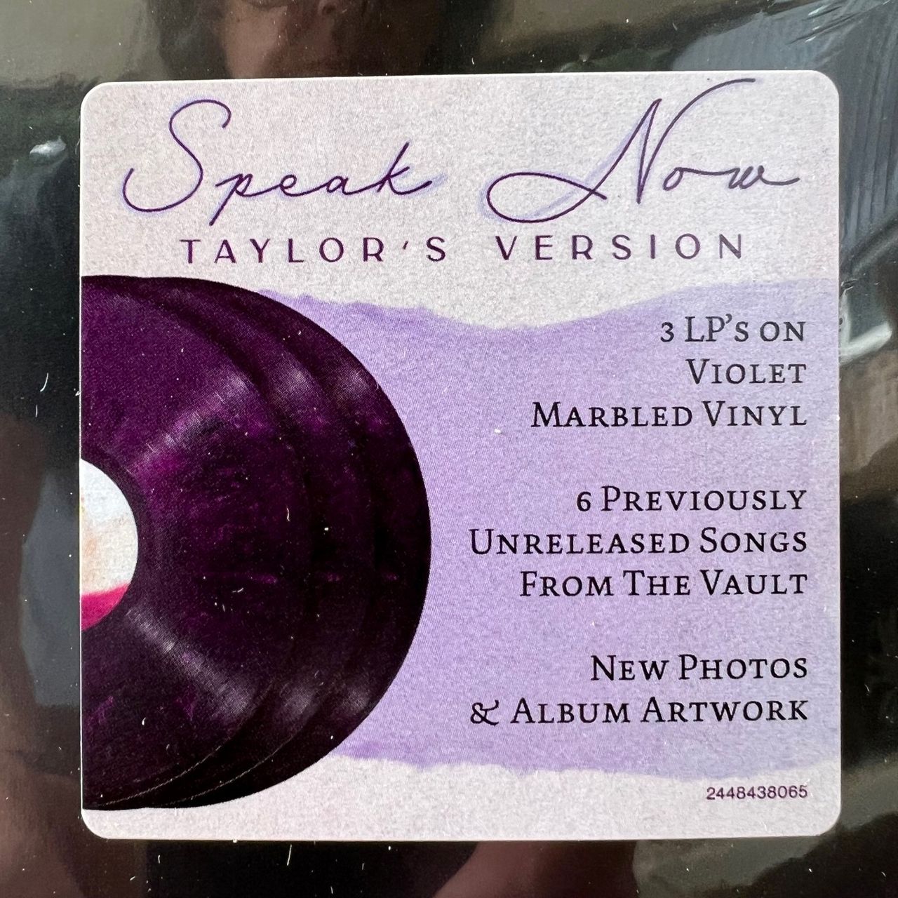 Taylor Swift Speak Now (Taylor's Version) - Violet Marbled Vinyl