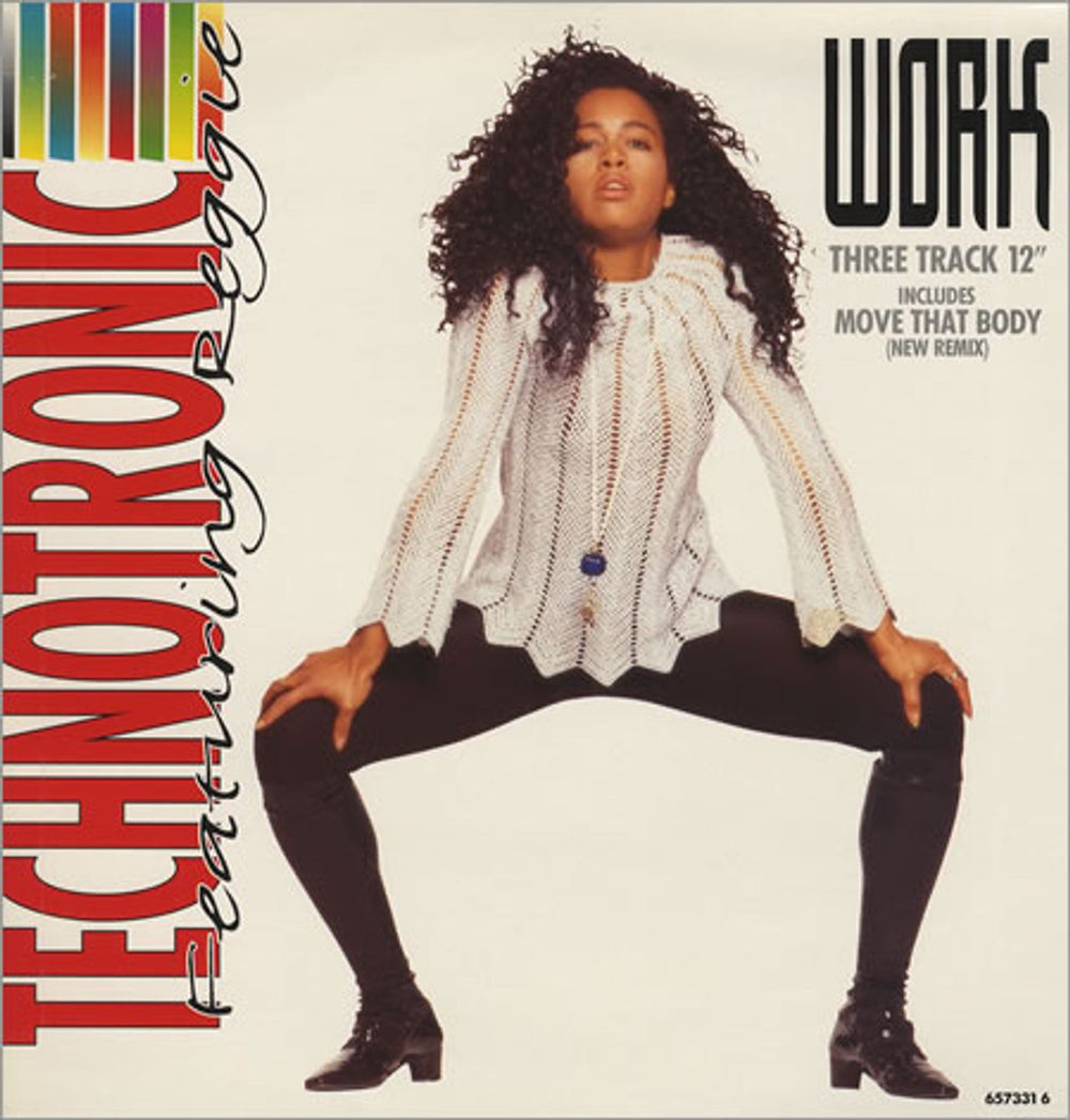 Technotronic Work UK 12" vinyl single (12 inch record / Maxi-single) 6573316