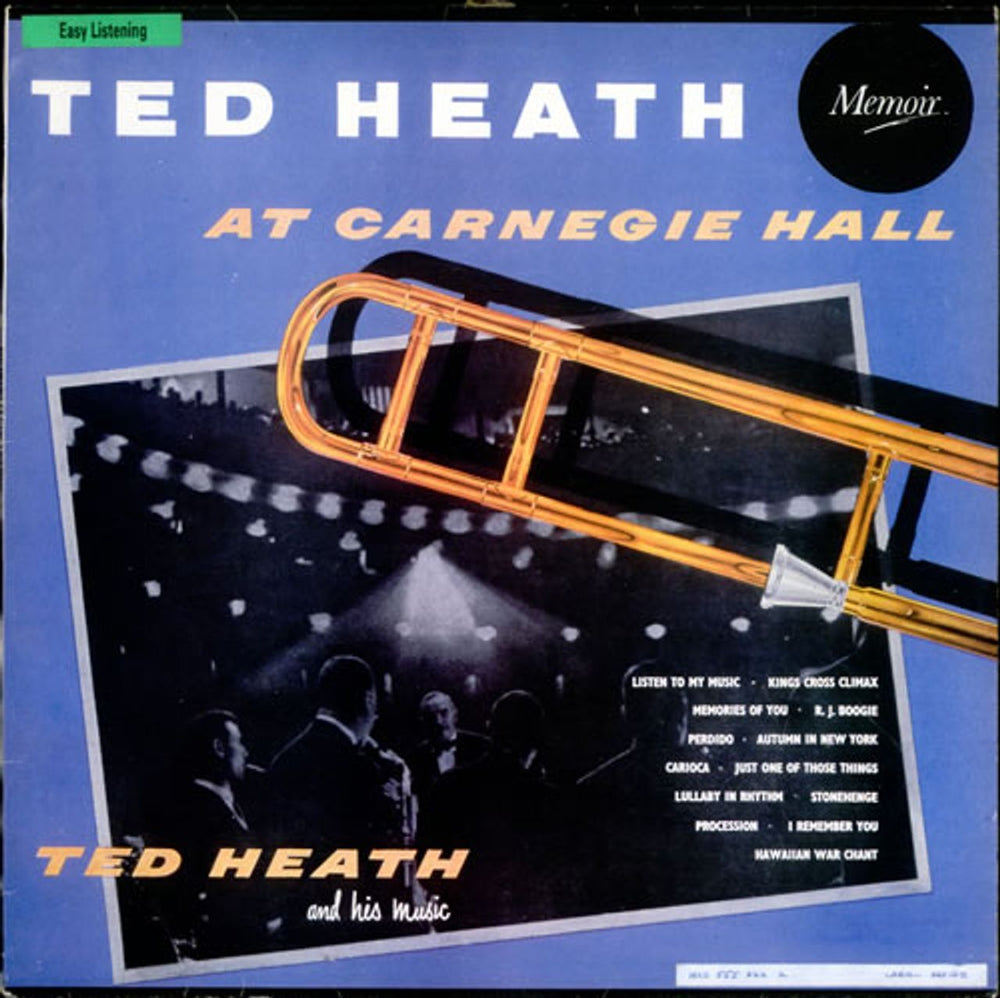 Ted Heath At Carnegie Hall UK vinyl LP album (LP record) MOIR132