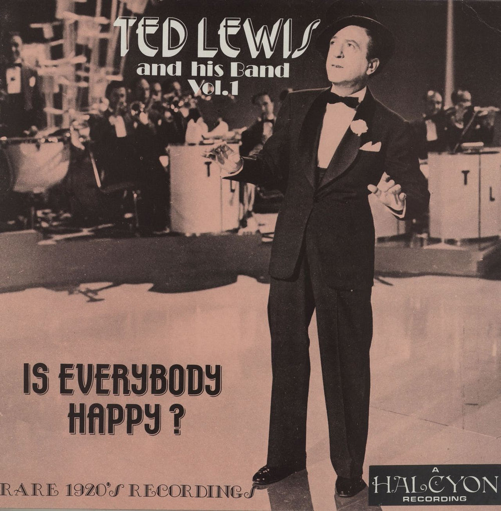 Ted Lewis Is Everybody Happy ? UK vinyl LP album (LP record) HDL109