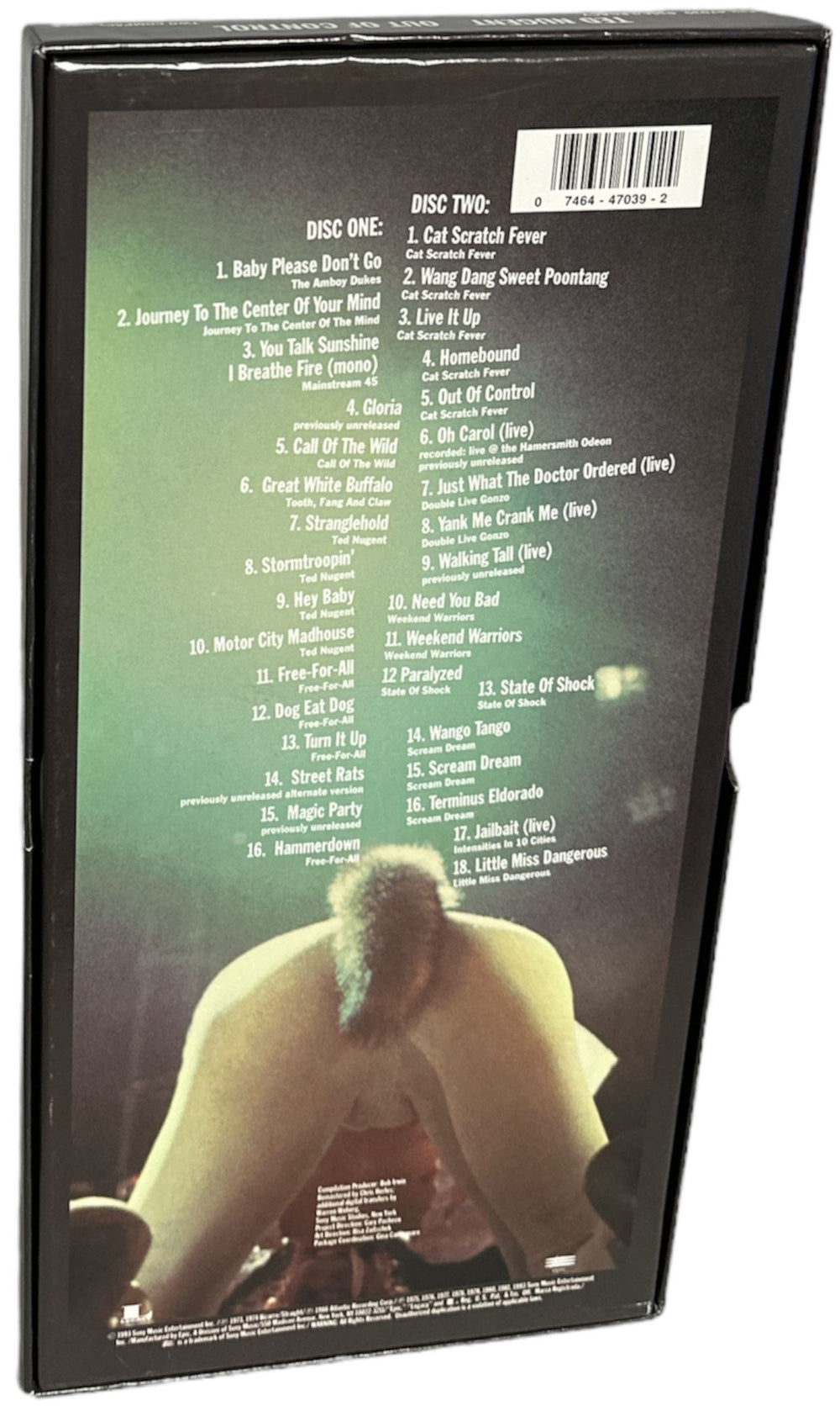 Ted Nugent Out Of Control US CD Album Box Set