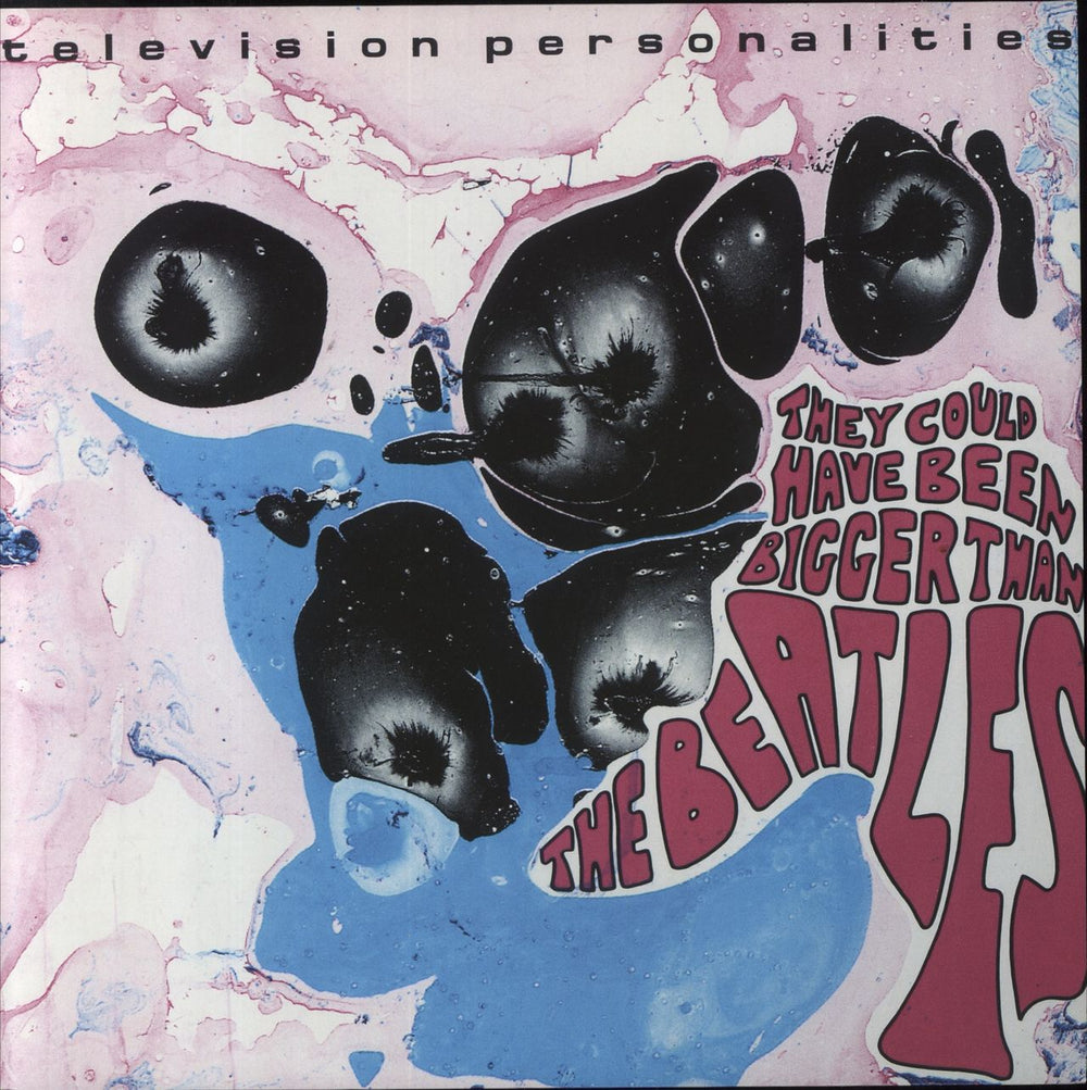 Television Personalities They Could Have Been Bigger Than The Beatles - Black & White Marbled Vinyl UK vinyl LP album (LP record) FIRELP230X