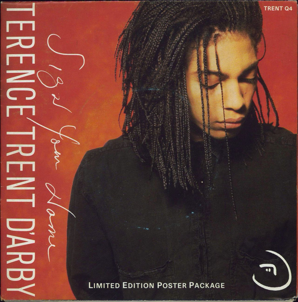Terence Trent D'Arby Sign Your Name + Poster Sleeve UK 7" vinyl single (7 inch record / 45) TRENTQ4