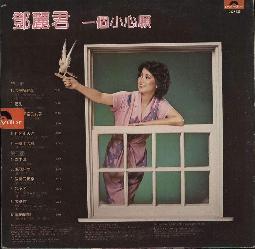 Teresa Teng Yi Ge Shao Xin Yuan + Poster Hong Kong vinyl LP album (LP record) YFSLPYI700429