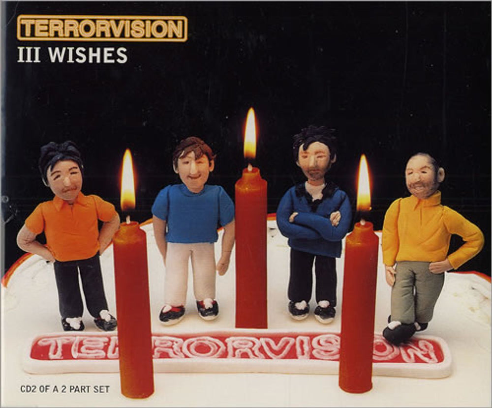 Terrorvision 3 Wishes UK 2-CD single set (Double CD single) TVS2SWI135816