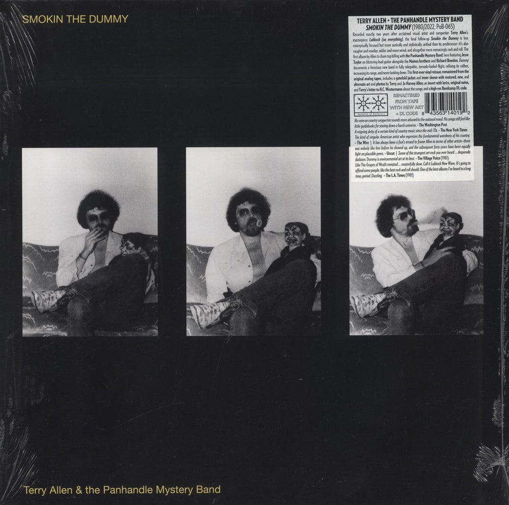 Terry Allen & The Panhandle Mystery Band Smokin' The Dummy - Sealed US vinyl LP album (LP record) POB-065