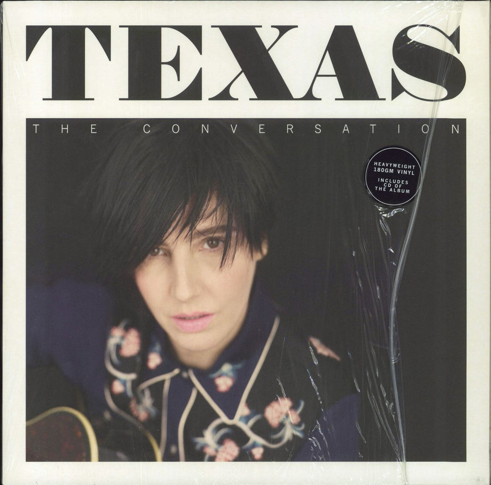 Texas The Conversation + CD UK vinyl LP album (LP record) PIASR350LP