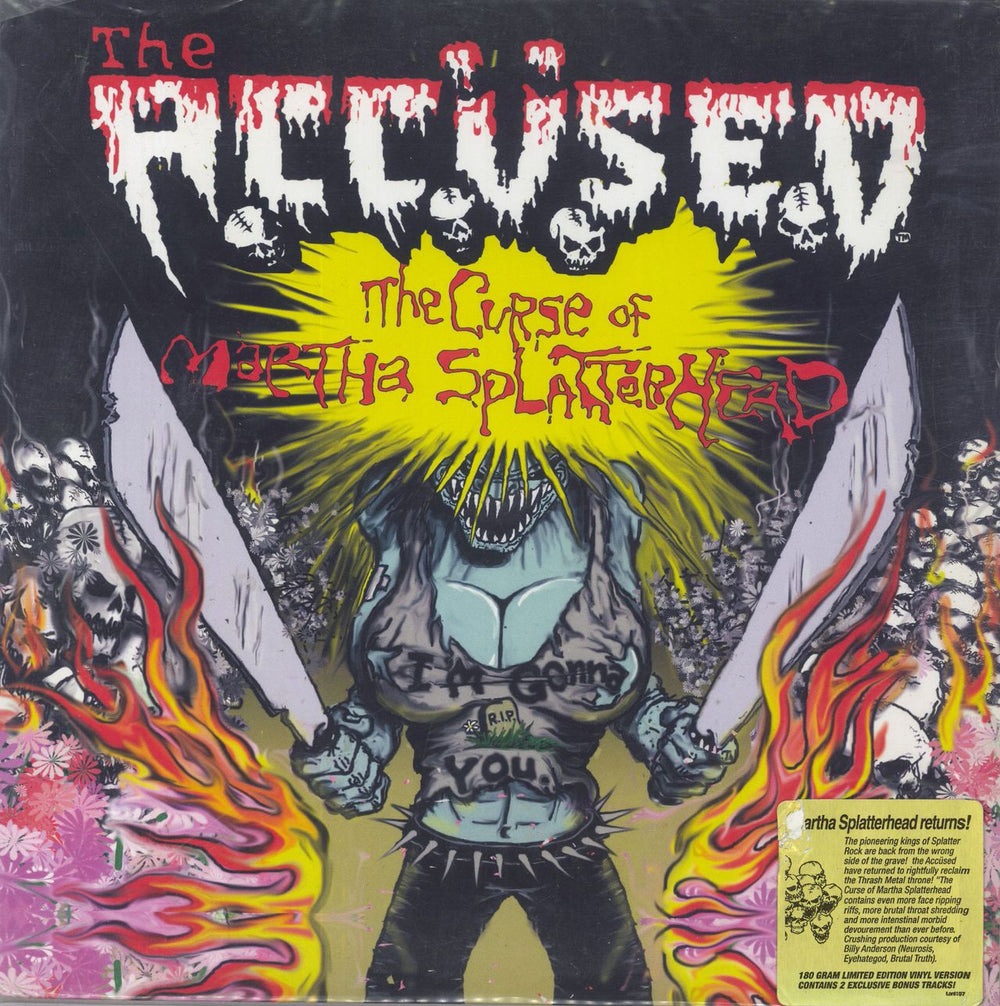 The Accused The Curse Of Martha Splatterhead - 180g US vinyl LP album (LP record) LORD107