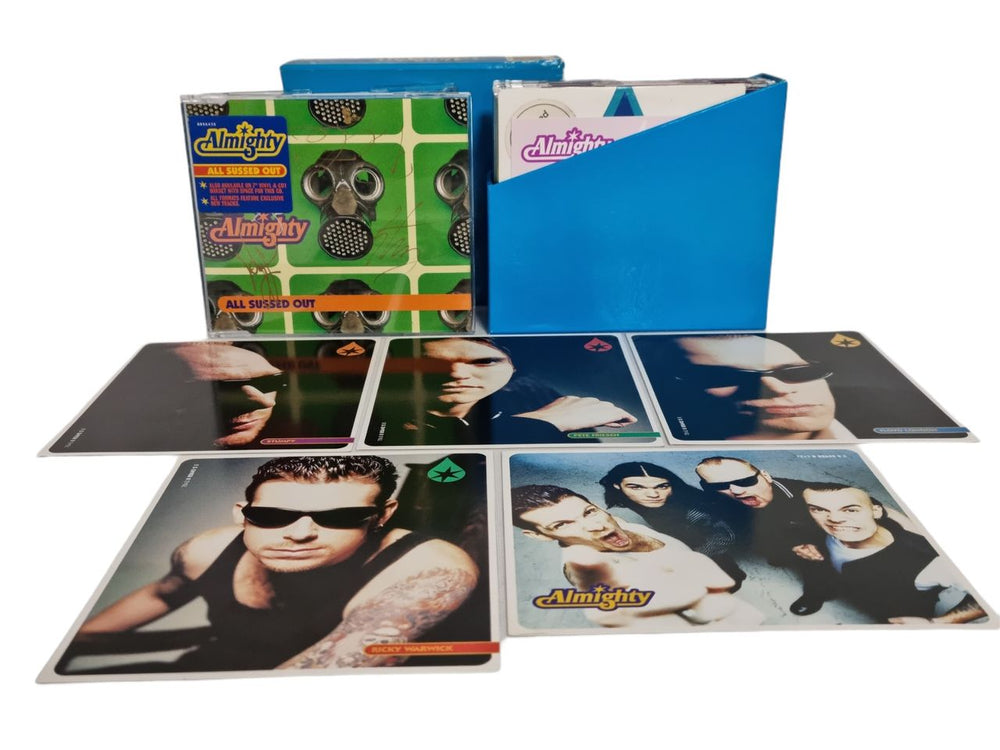 The Almighty All Sussed Out - Autographed + 7CDs UK CD Single Box Set AMTCXAL768367