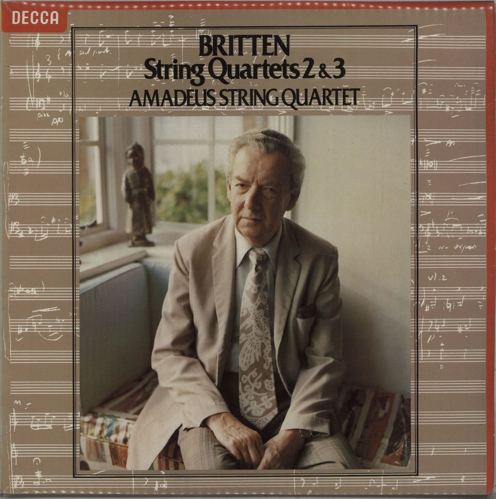The Amadeus String Quartet Britten: String Quartets 2 & 3 UK vinyl LP album (LP record) SXL6893