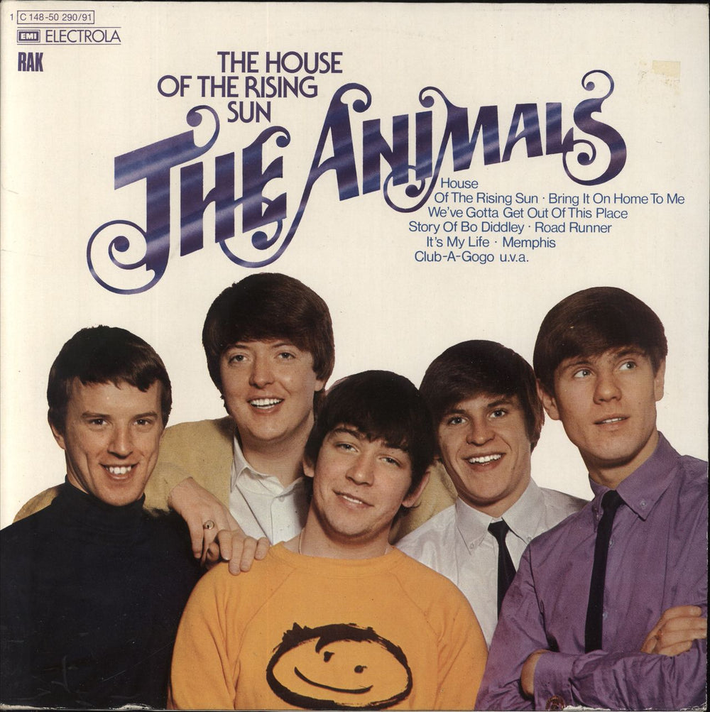 The Animals The House Of The Rising Son German 2-LP vinyl record set (Double LP Album) 1C148-50290/91