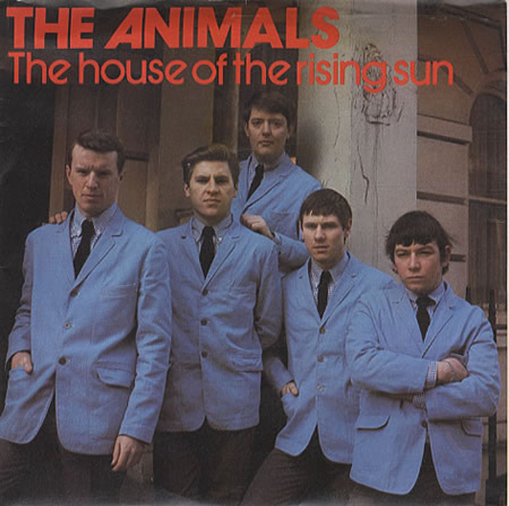 The Animals The House Of The Rising Sun EP + Sleeve UK 7" vinyl single (7 inch record / 45) RR1