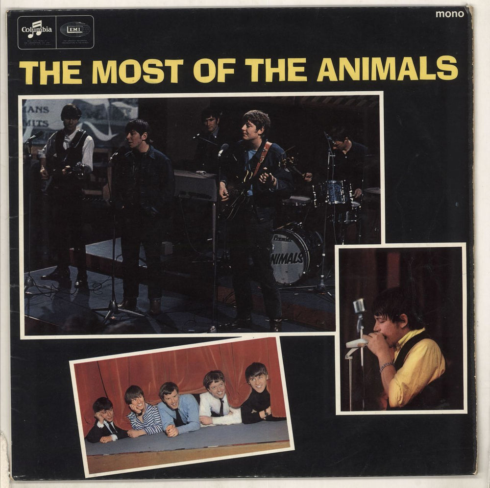 The Animals The Most Of The Animals - 1st - VG UK vinyl LP album (LP record) SX6035