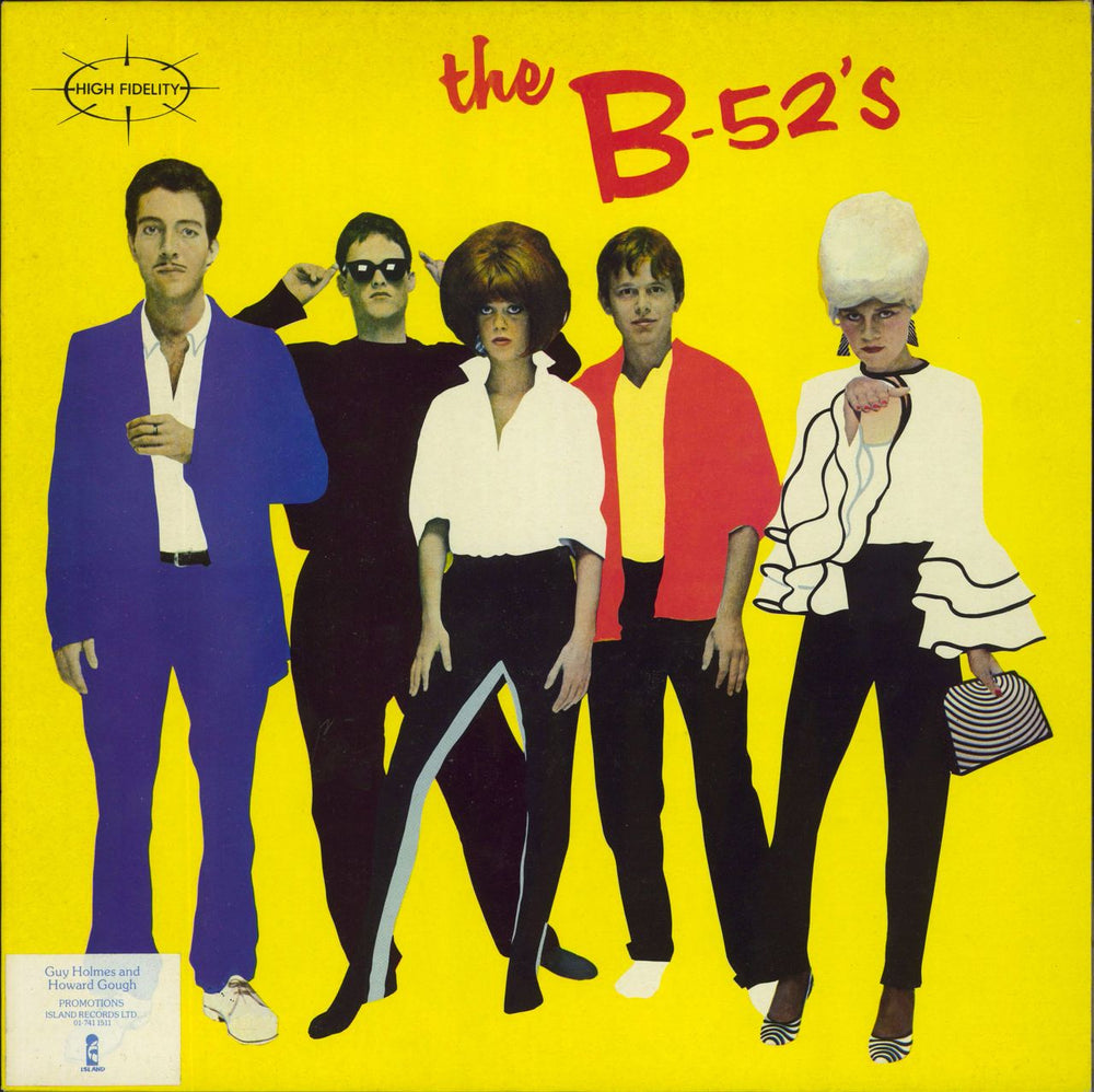 The B-52's The B-52's - 4th - Island Stickered UK vinyl LP album (LP record) ILPS9580