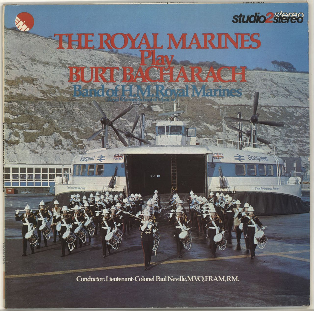 The Band Of H.M. Royal Marines The Royal Marines Play Burt Bacharach UK vinyl LP album (LP record) TWOX1013