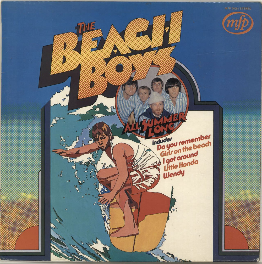 The Beach Boys All Summer Long UK vinyl LP album (LP record) MFP50065