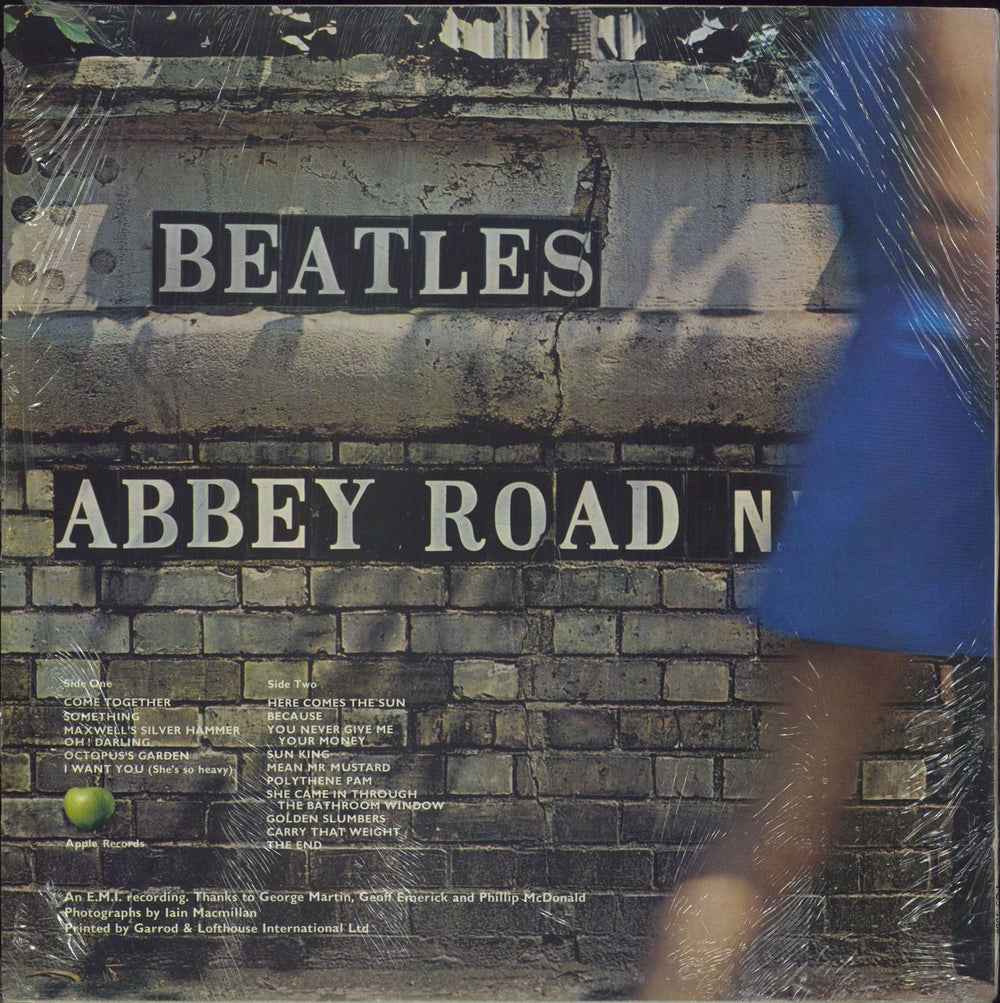 The Beatles Abbey Road - 3rd - Shrink UK vinyl LP album (LP record)