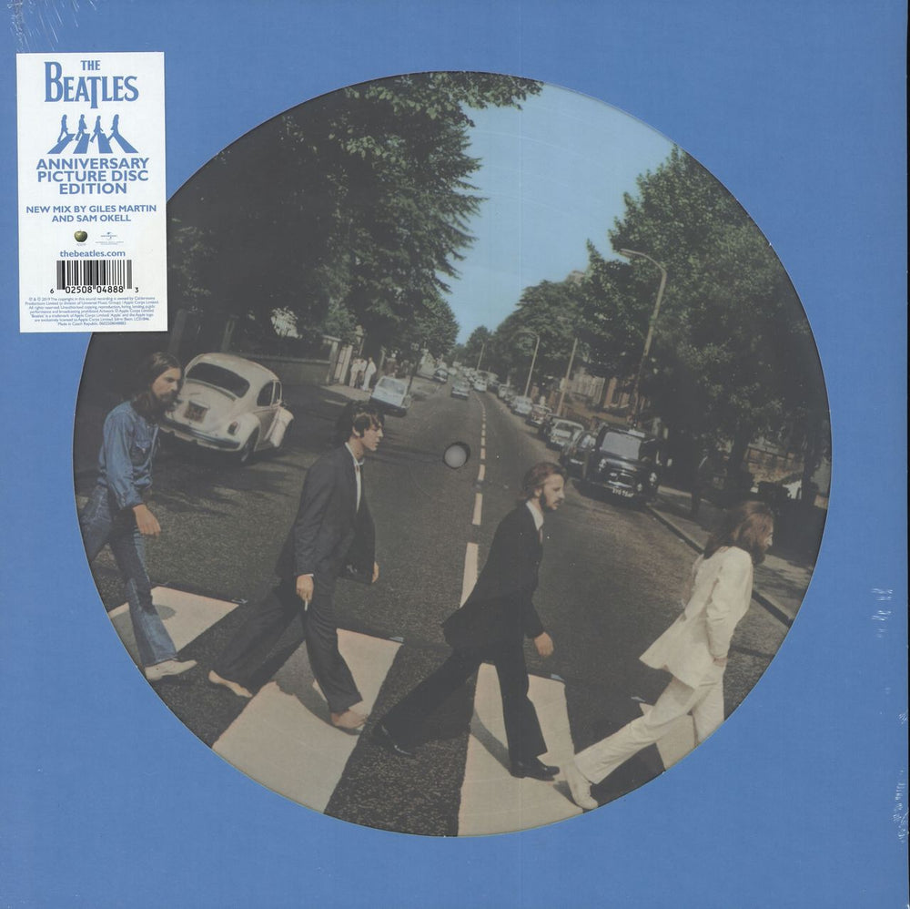 The Beatles Abbey Road: 50th Anniversary Edition - Sealed UK picture disc LP (vinyl picture disc album) 0602508048883