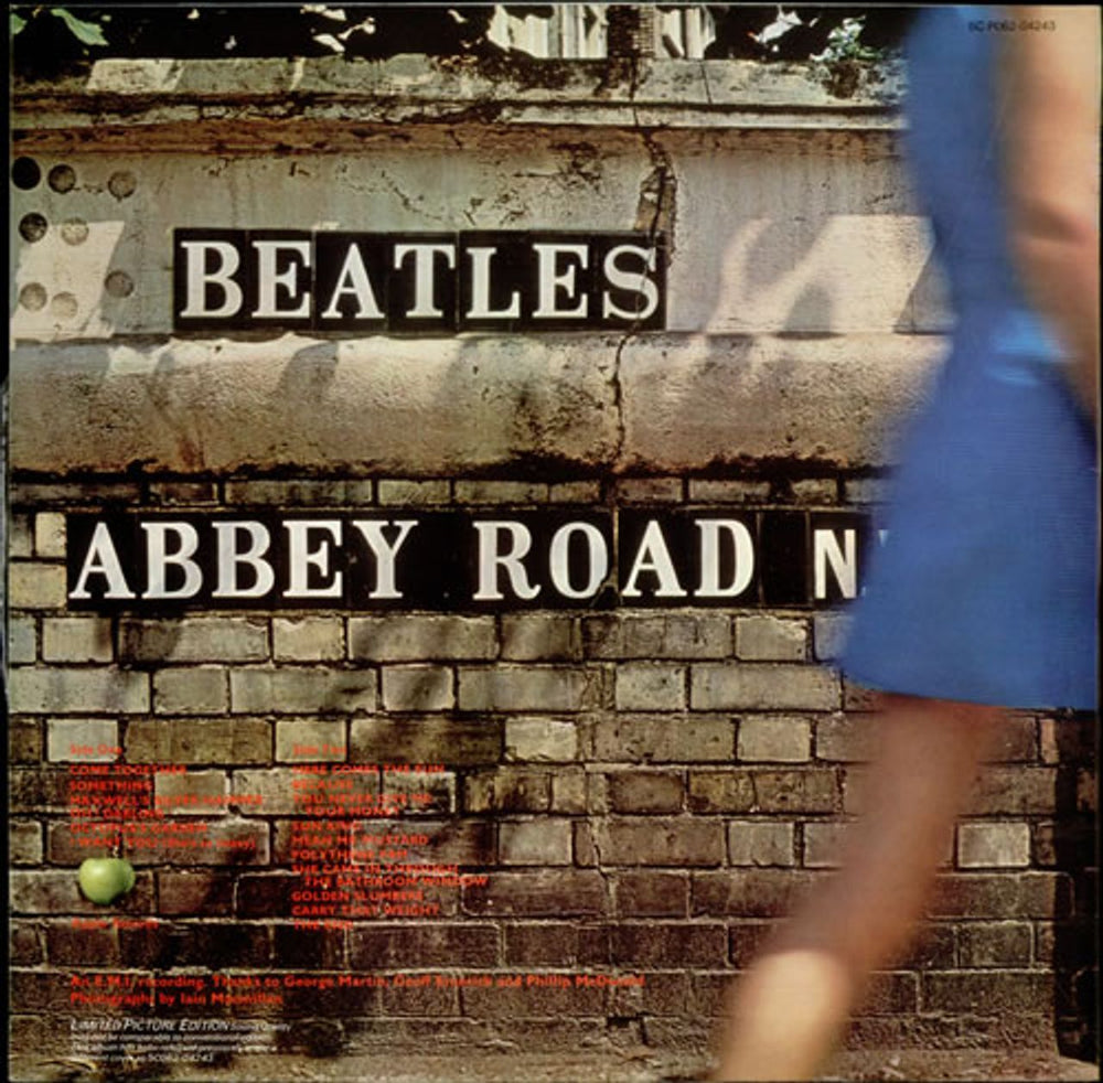 The Beatles Abbey Road Dutch picture disc LP (vinyl picture disc album) BTLPDAB67799