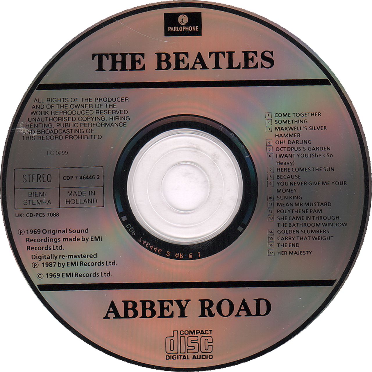 The Beatles Abbey Road - Holland Dutch CD album