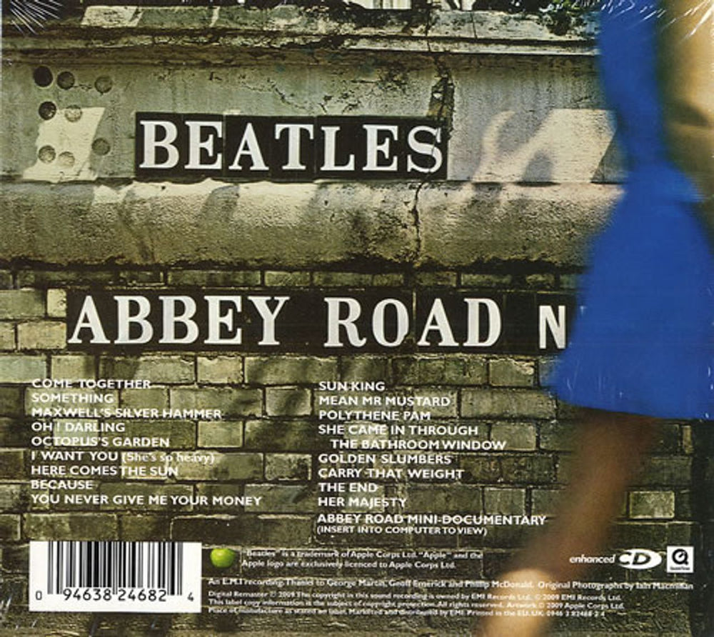 The Beatles Abbey Road UK CD album (CDLP) BTLCDAB478118