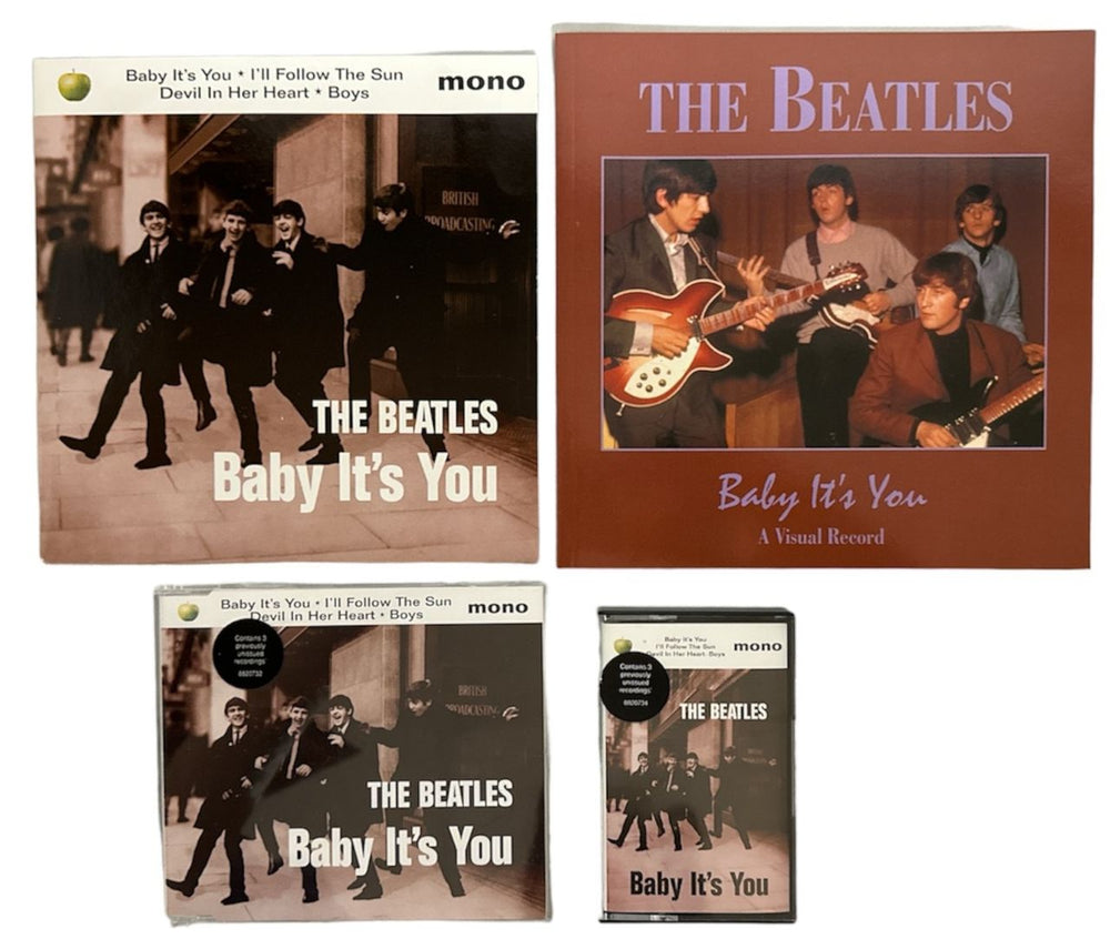 The Beatles Baby It's You - A Visual Record - CS, CD & 7 UK box set BTLBXBA829587