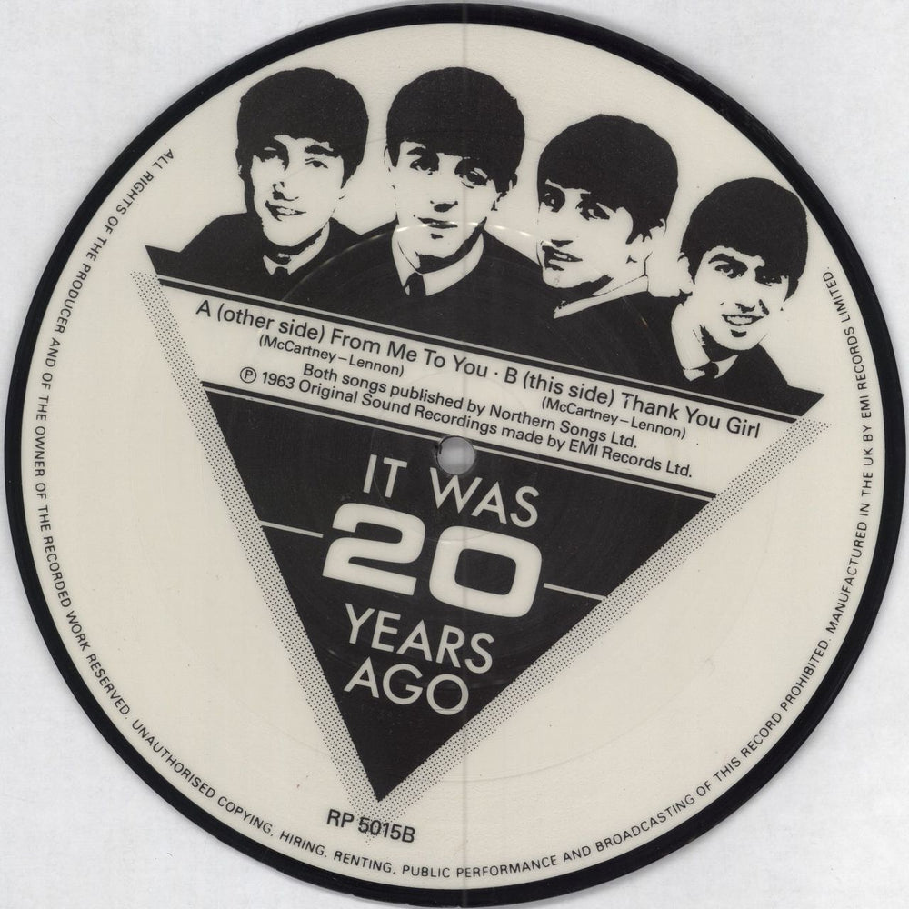 The Beatles From Me To You - EX UK 7" vinyl picture disc (7 inch picture disc single)