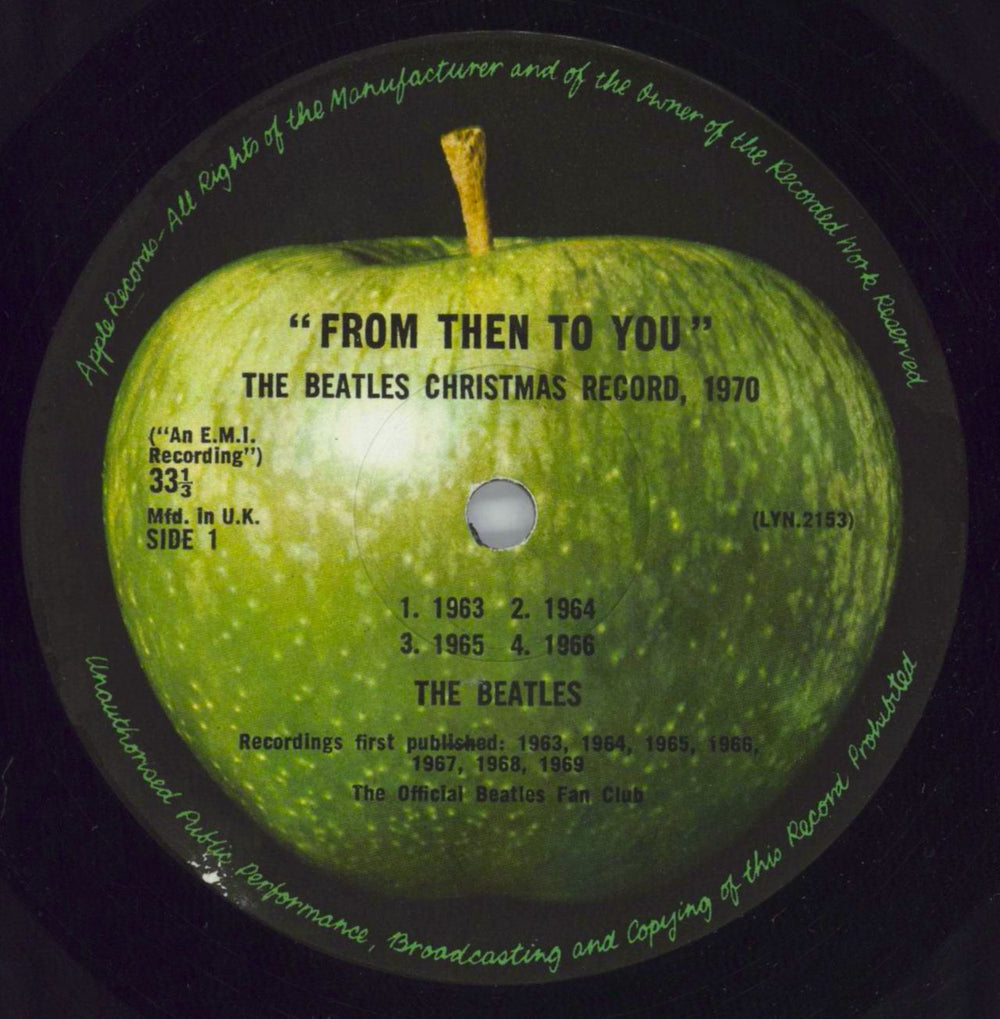 The Beatles From Then To You - Reversed Matrices - VG UK vinyl LP album (LP record) BTLLPFR816687